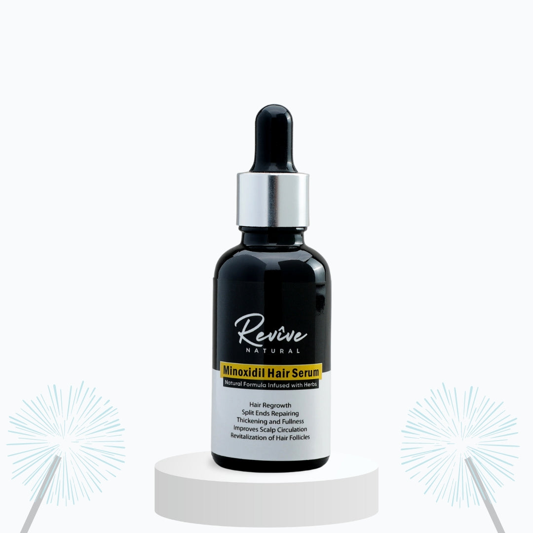 Minoxidil Hair Serum - For Hair Regrowth | Repairs Split Ends | Prevent Hair Loss - For Both Men & Women - 30 ml