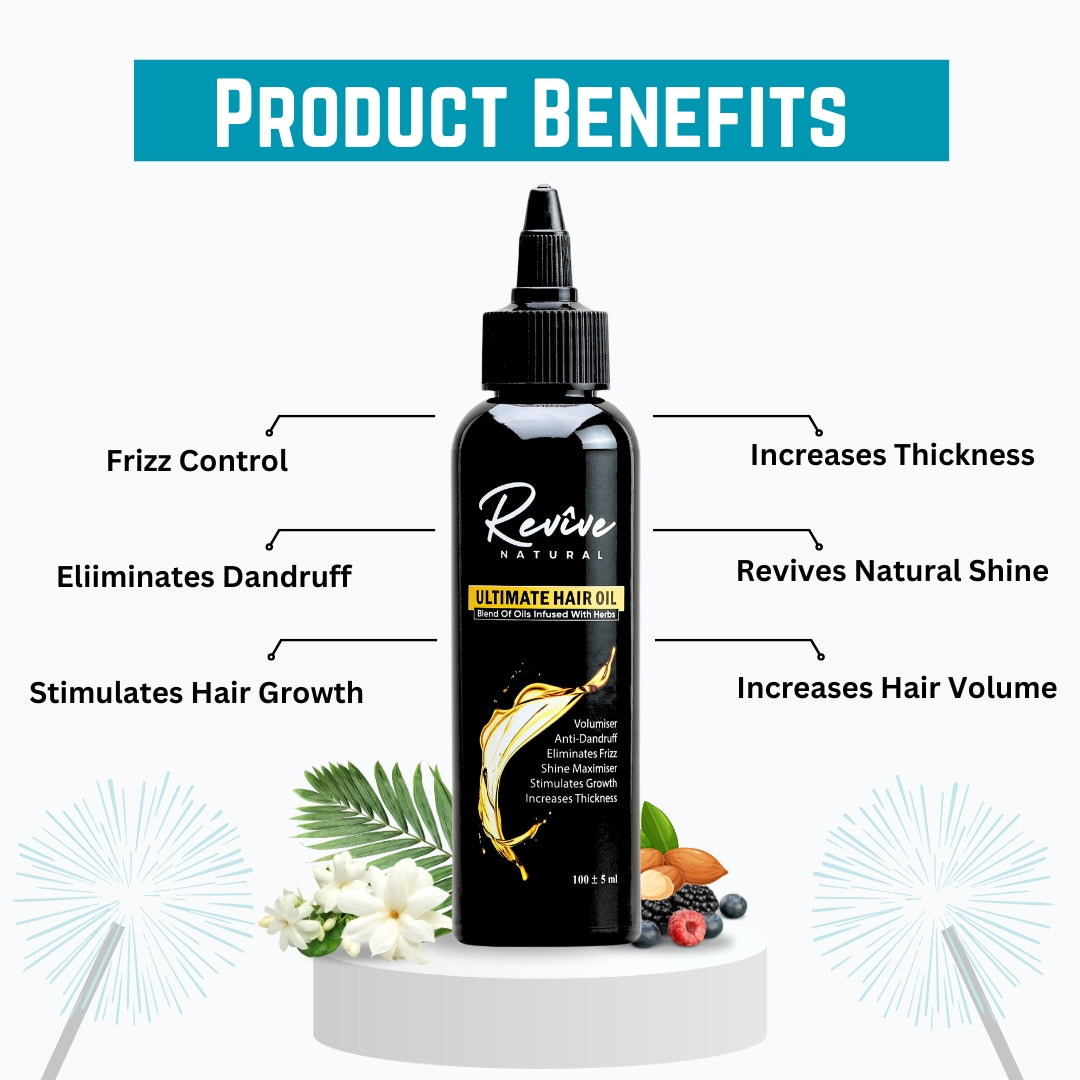 Ultimate Hair Oil - For Instant Shine | Hair Regrowth | Remove Dandruff | Increase Hair Volume