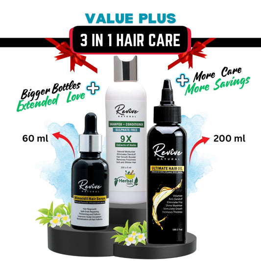 3 in 1 Hair Kit – Value Plus