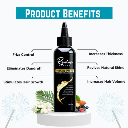 Ultimate Hair Oil - For Instant Shine | Hair Regrowth | Remove Dandruff | Increase Hair Volume