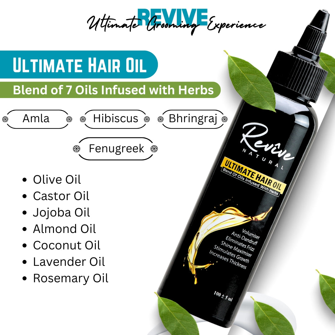 Ultimate Hair Oil - For Instant Shine | Hair Regrowth | Remove Dandruff | Increase Hair Volume