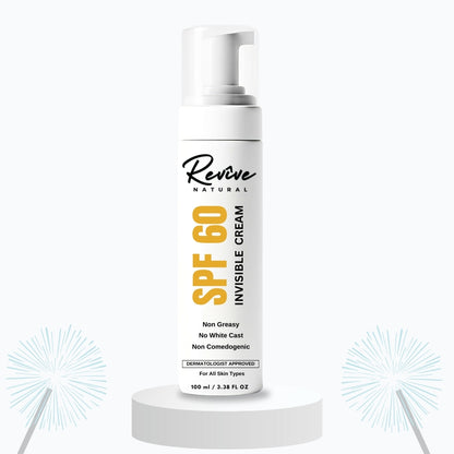SPF 60 Invisible Sunscreen - For All Skin Types | PA+++
